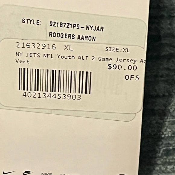 Youth Aaron Rodgers Jersey! New york Jets - Picture 6 of 6